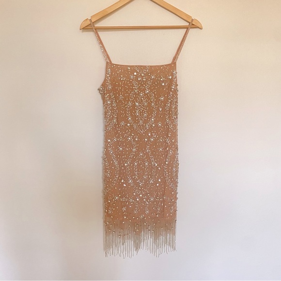 NWT Michael Costello x Revolve Kareena Embellished Mini Dress Size Small - Picture 3 of 10